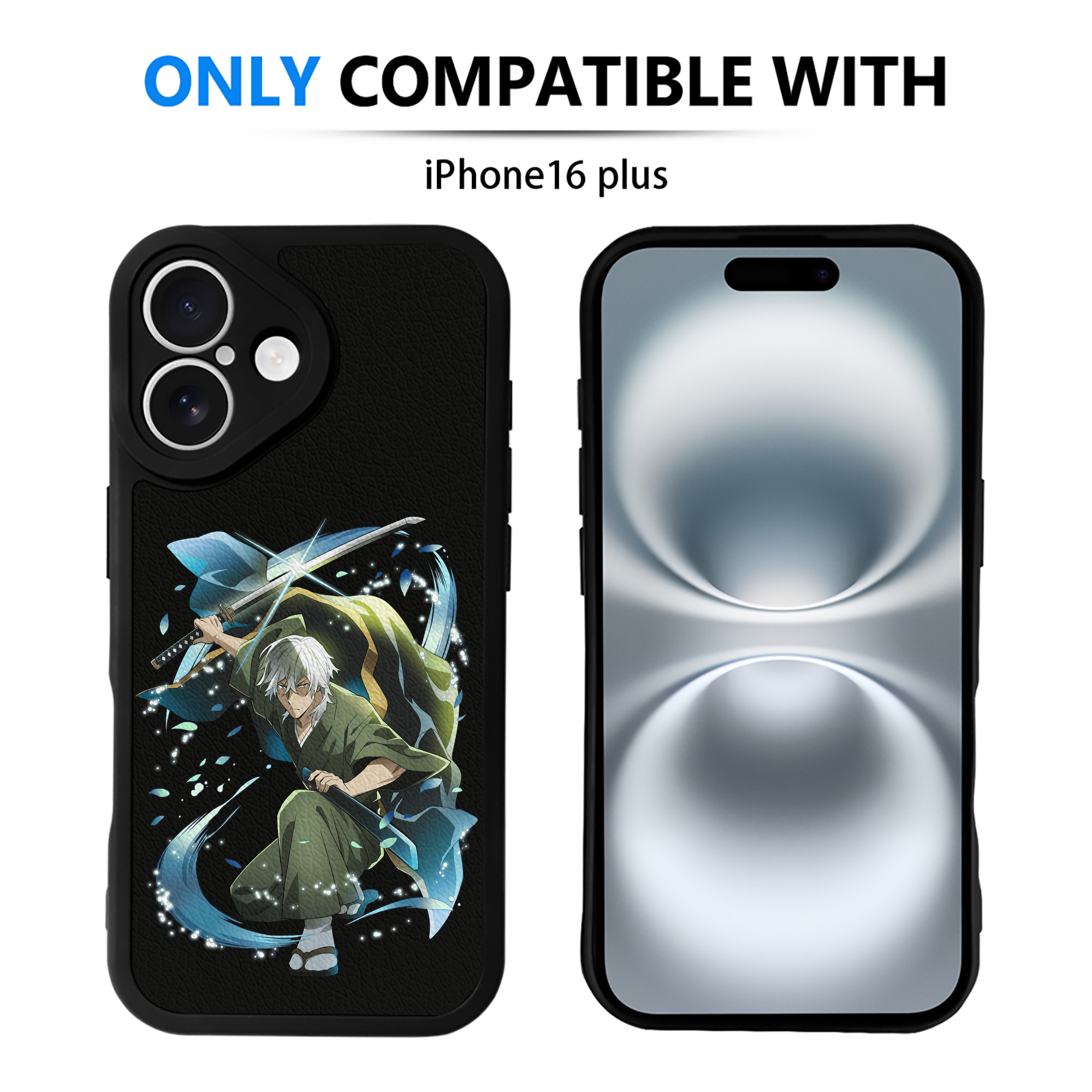 （画像用） 文豪ストレイドッグス Bungo Stray Dogs 【iPhone 16シリーズ対応】シリコンスマホケース（レザー調） 材質：シリコン